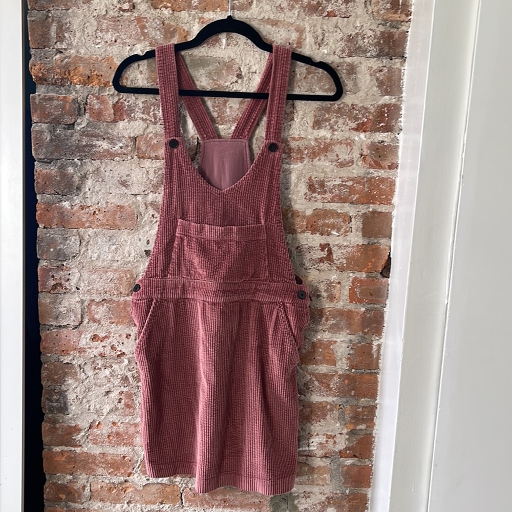 Frank and Oak dusty rose corduroy dress